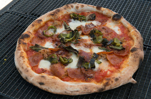 Pizza Capricciosa from Rome Wood-Fired Pizza Capricciosa