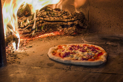Wood-Fired Pizza Capricciosa MobilePizza-Chef offer Artistian wood-fired pizza Capricciosa